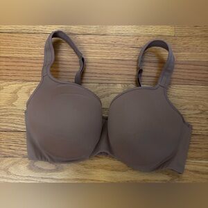 Cacique Bra 38DDD Brown Lightly Lined Balconette Intimates Padded Underwear